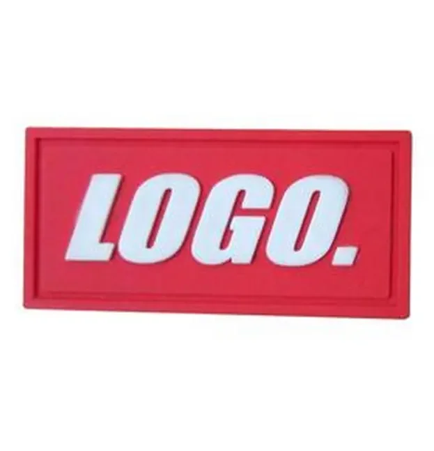 Custom LOGO PVC Patches Clothes 3D Soft Silicon Rubber Logo Patches
