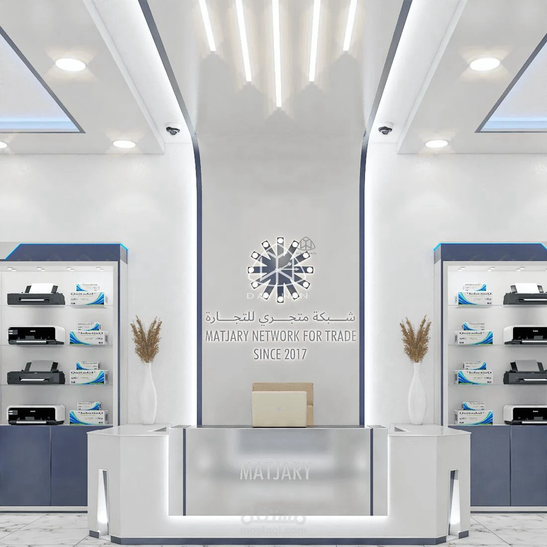 CCTV Camera Display Shop Decoration Showroom CCTV Shop Interior Design Retail