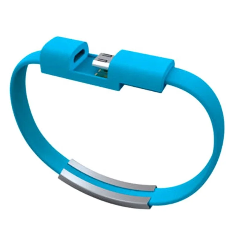 Портативный цветной мини 8-контактный браслет ручной USB-кабель для зарядки и передачи данных iPhone X 8 7plus