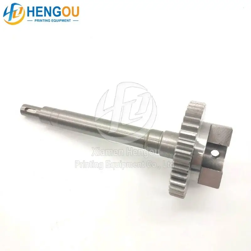 M2.030.510 Heidelberg SM74 water gear M2.030.510 38 tooth shaft water roller transmission gear_6