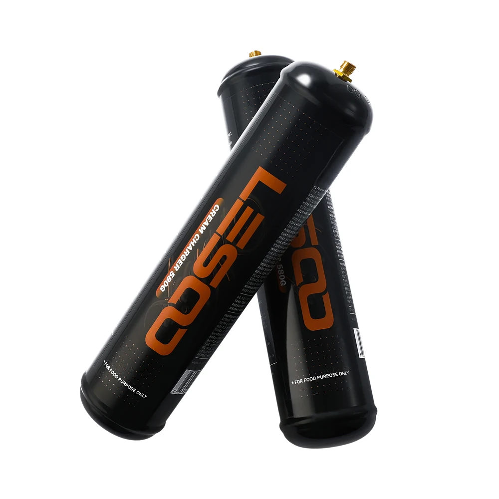 615g Best Selling Lesoo Whip Cream Chargers + FREE Nozzle