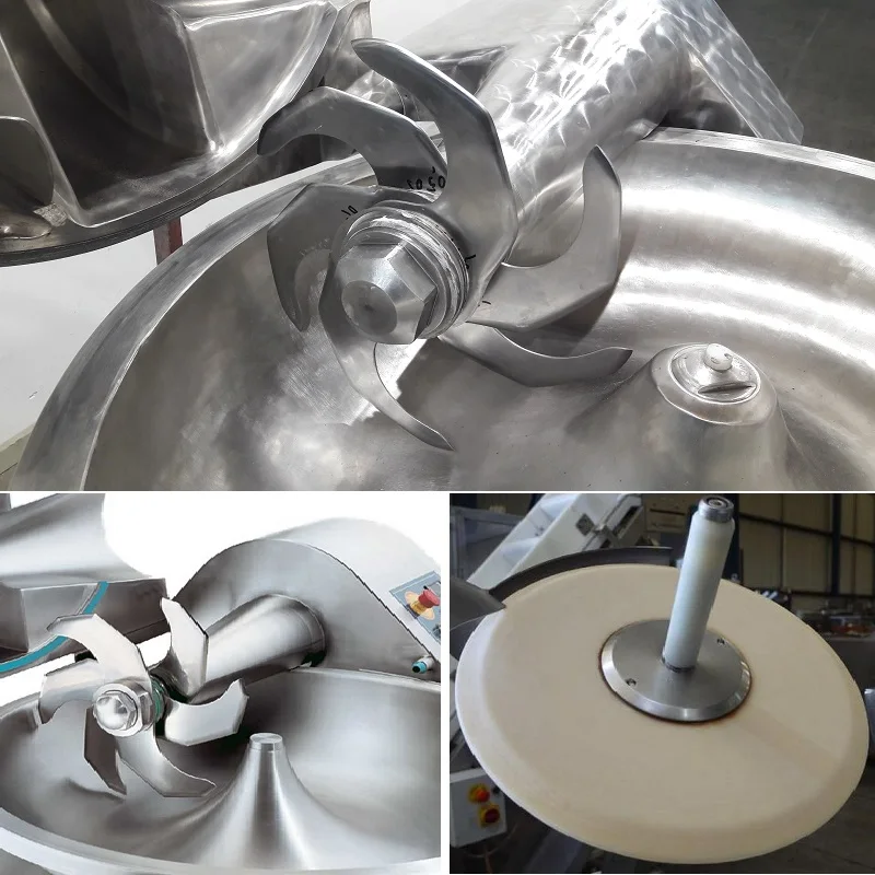 Large Capacity Bowl Cutter Vegetable Meat Bowl Cutter Chopper Machine