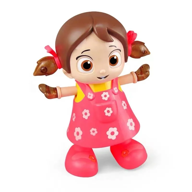 Electric Music Light Swing Dance Girl Fashion Dancing Doll For Kids