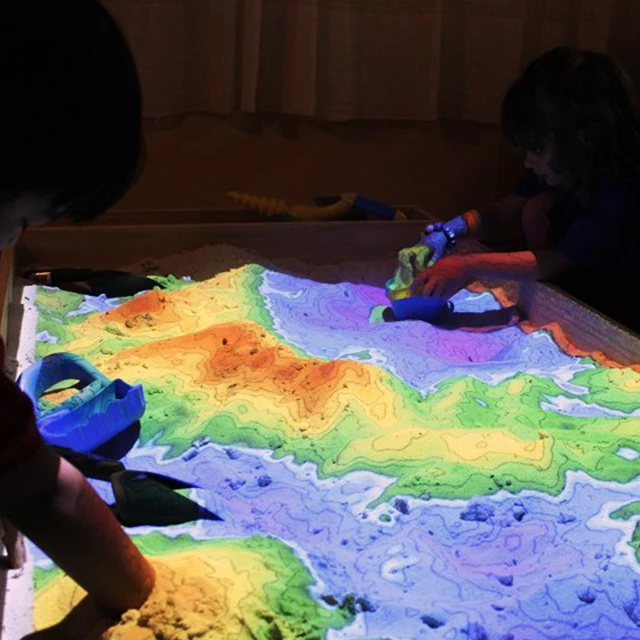 AR 3d sandbox interactive projection games interactive software