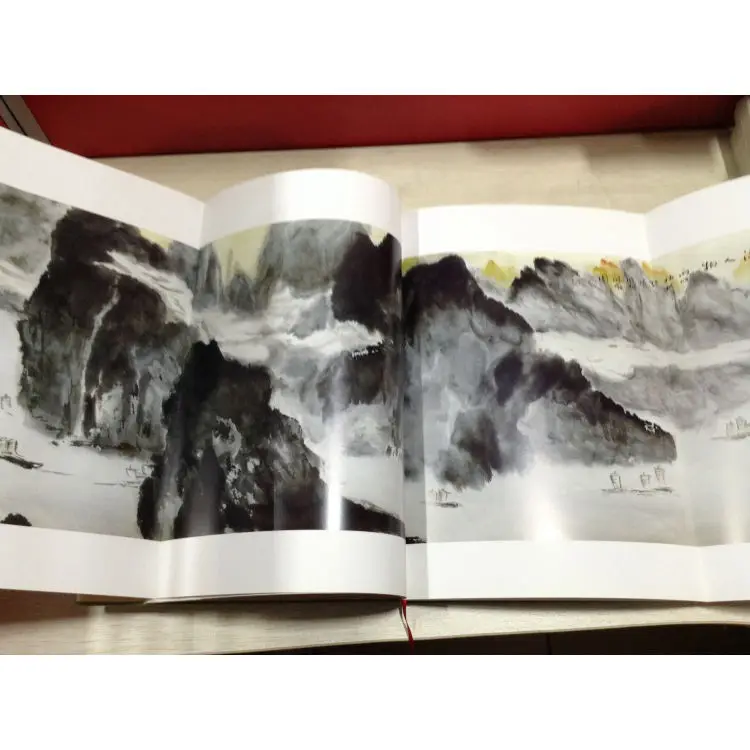 China OEM hardcover high quality coloring Calligraphy and painting set printing hardback