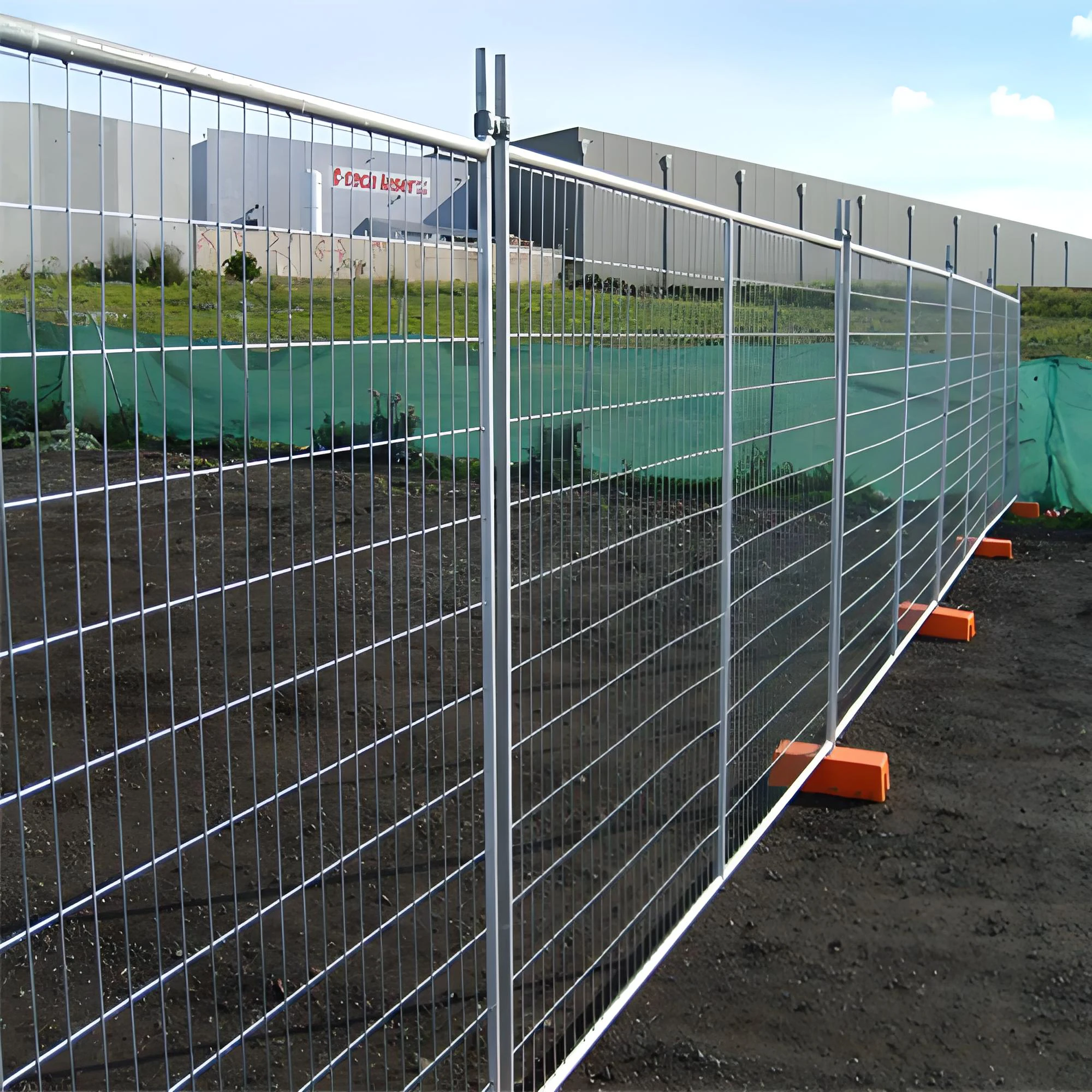 Heavy Duty Galvanized Welded Wire Outdoor Portable Ca Event Metal 6x10 Canada Temporary Fence Panel For Construction Site
