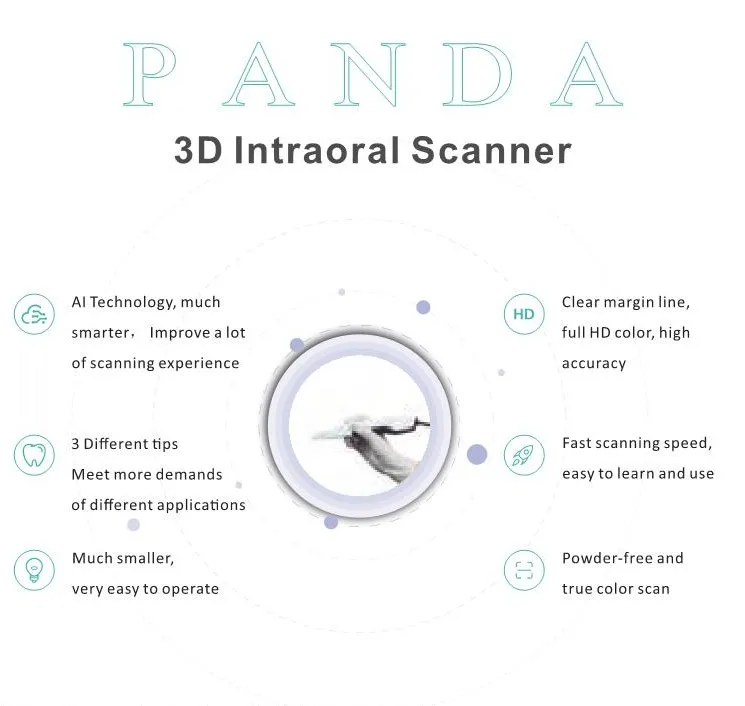  NEW type dental digital 3D intra oral scanner portable high