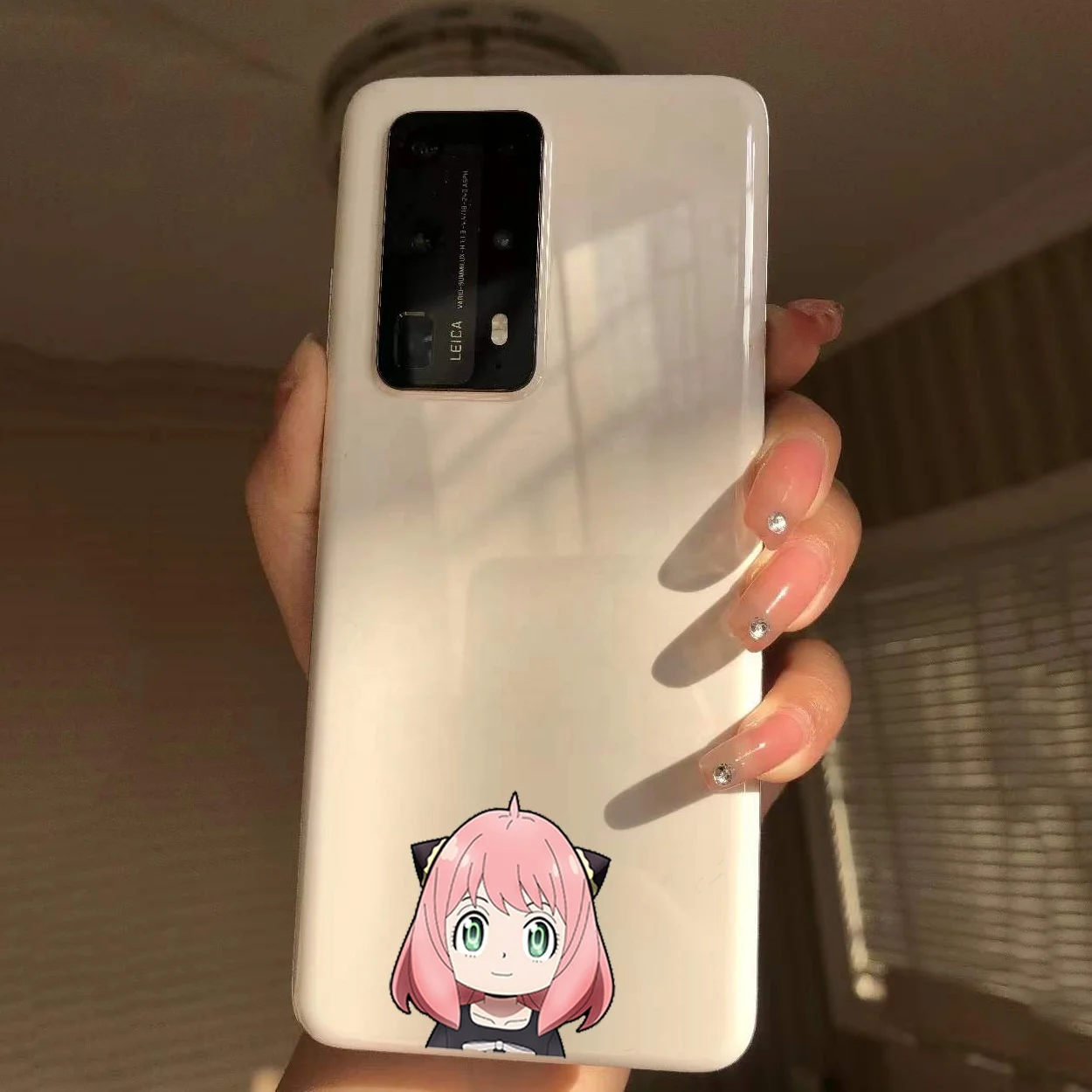 Newest Anime Design Spyxfamily 3D Motion Stickers Character Aniya Changing Phone Stickers Computer Pencil Case manga Decor