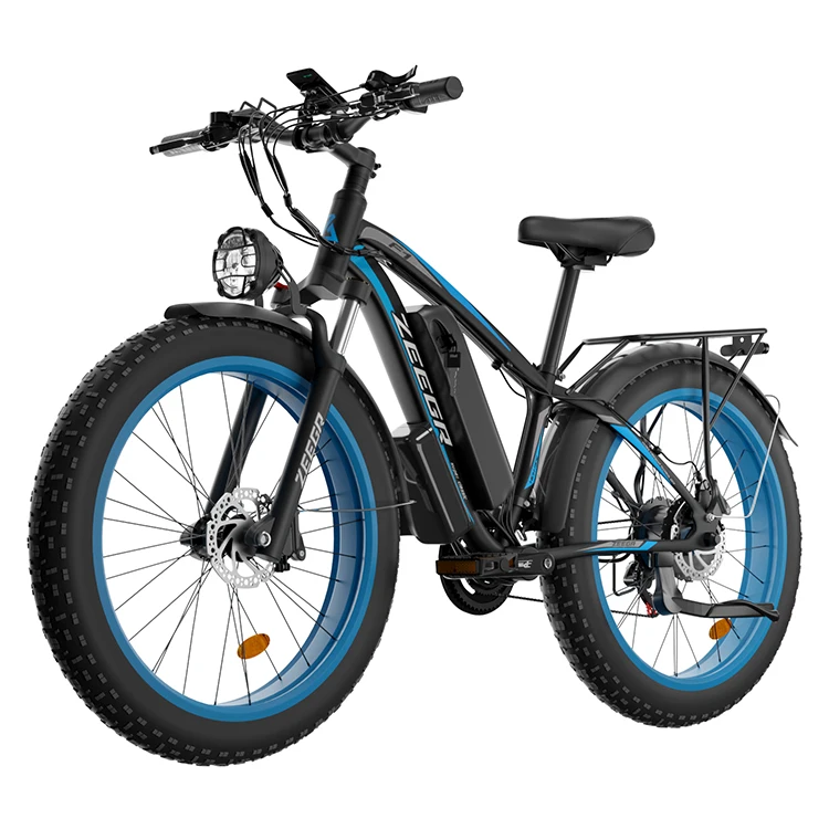 Custom Logo 48V 16Ah 1000W Snow Bike Electric Mountain Bike City Ebike Electric Fat Tire Bike