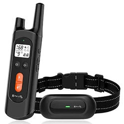 Лидер продаж на Amazon, ошейник для дрессировки собак, перезаряжаемый вибрационный ошейник для лая собак