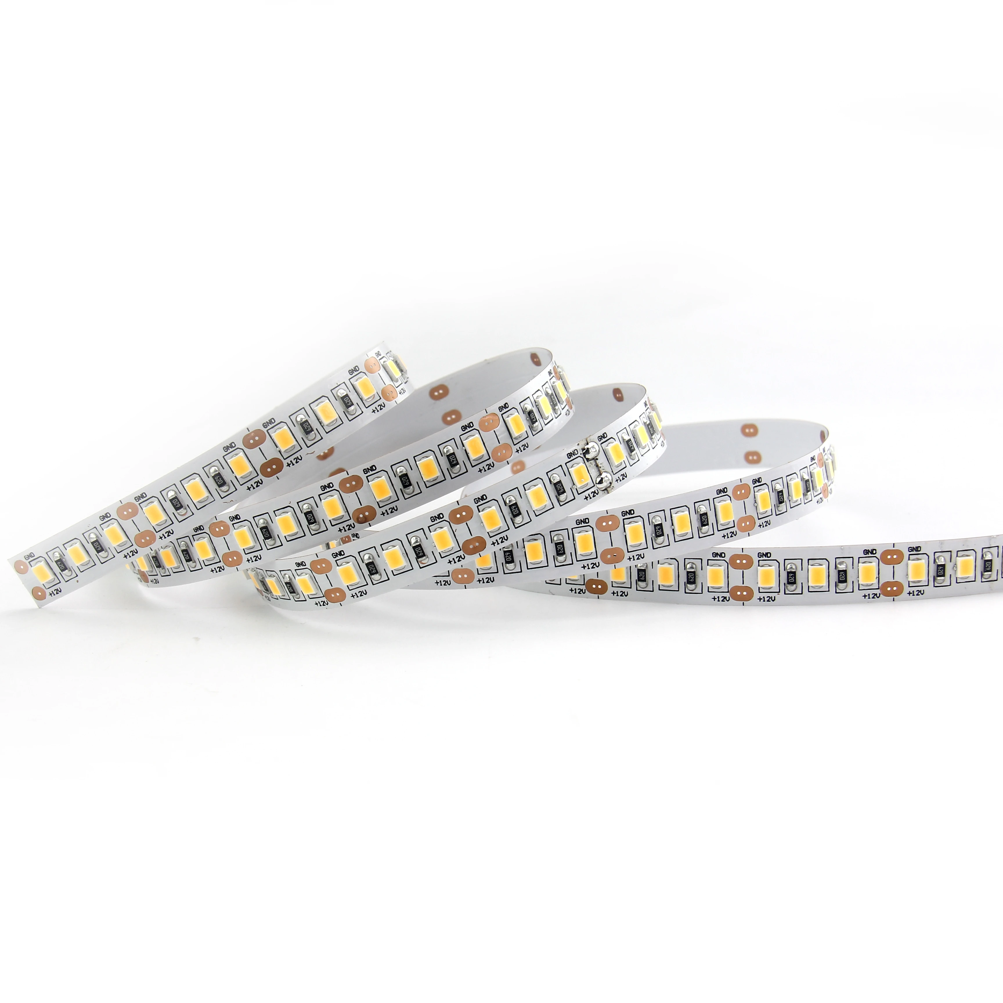 Сверхъяркая Водонепроницаемая мягкая Светодиодная лента 2835, 5 мм, 8 мм, 10 мм, 12 В, 24 В