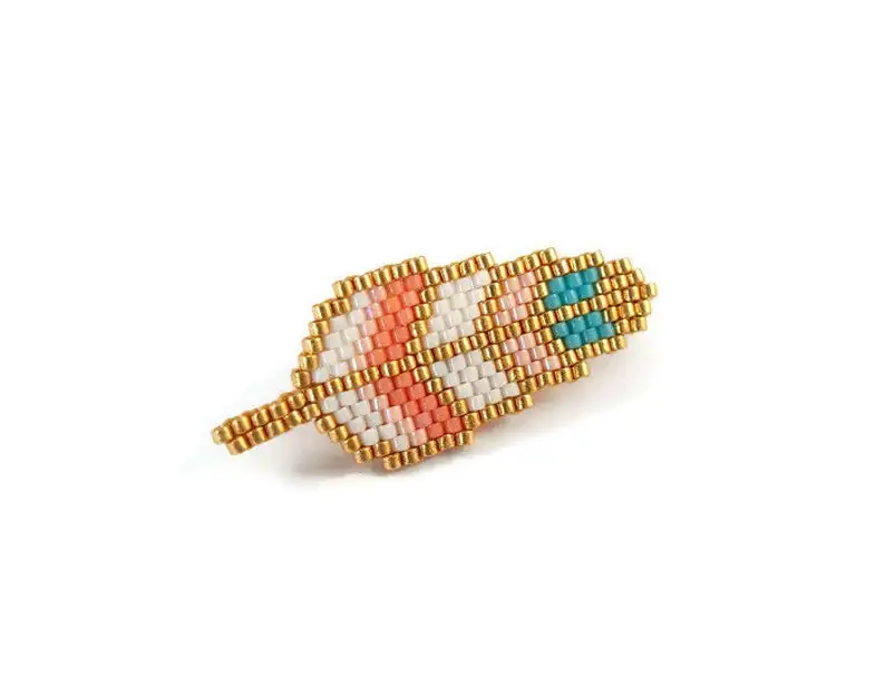 Factory Wholesale Handmade Fashion Miyuki Brooch