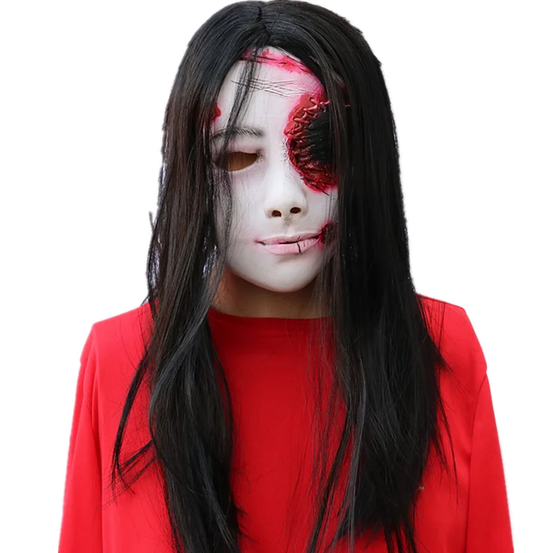 Mask for Script Killing Game NPC Men Women Headwear for Escape Room Haunted House Halloween Costume
