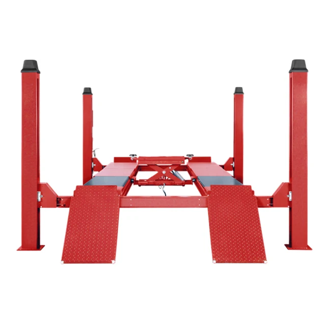 Гидравлический 4 стоечные подъемники для автомобилей Автомобиль Лифт ручной разблокировки четыре столба подъема
