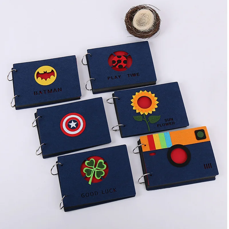 Custom Elegant Felt Photo Album Cover Beautiful 3D Effect for Wedding Memory Book Fashionable and Stylish Picture Book