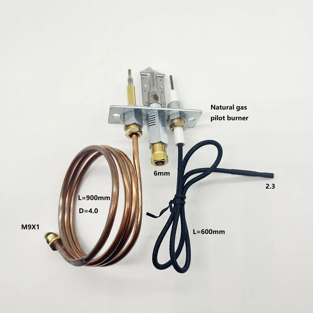 Natural gas heater Pilot burner