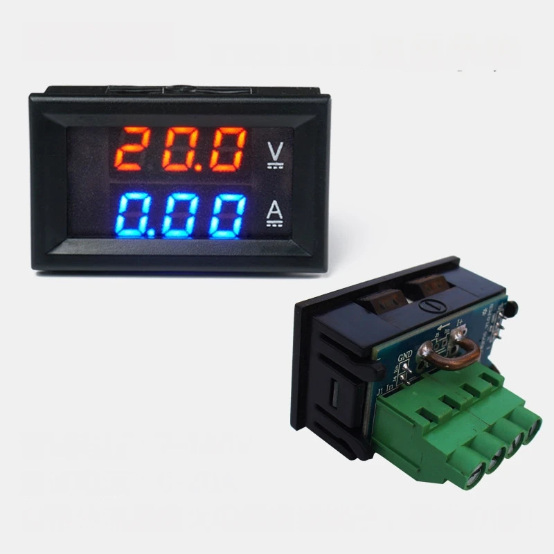 mini dc volt amp panel meter