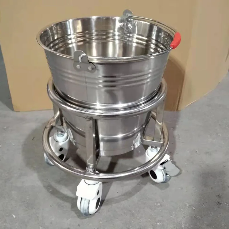 Hot sale 16L Stainless steel KB-X16L medical recycling Kick Bucket for hospital in stock with OEM service
