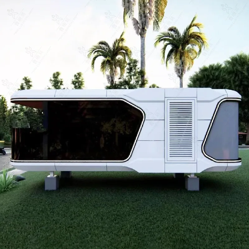 8.5m Beautiful Cheaper Kizilsu Featured Space Ship Landscape Mobile Space Capsule Cyber Star Wildlife Camping House