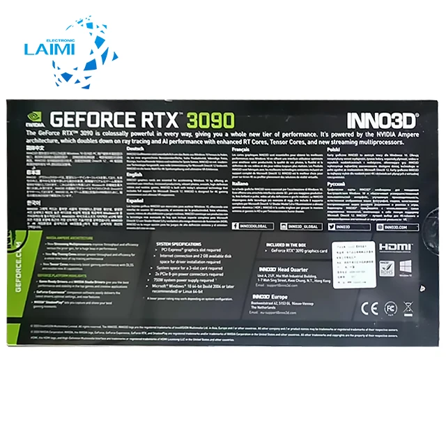 2022 New Arrival Original New Inno3d Geforce Rtx 3090 Ichill X4 24gb Gddr6x Graphic Card C30904-246xx-1880va36 Geforce-rtx 3090