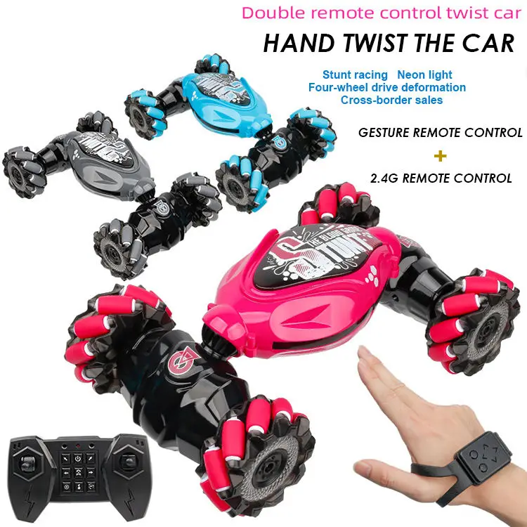 Factory Wholesale Hand Gesture 4wd 360 Degree Rotation Rechargeable Toy Cars For Kids With Remote Control