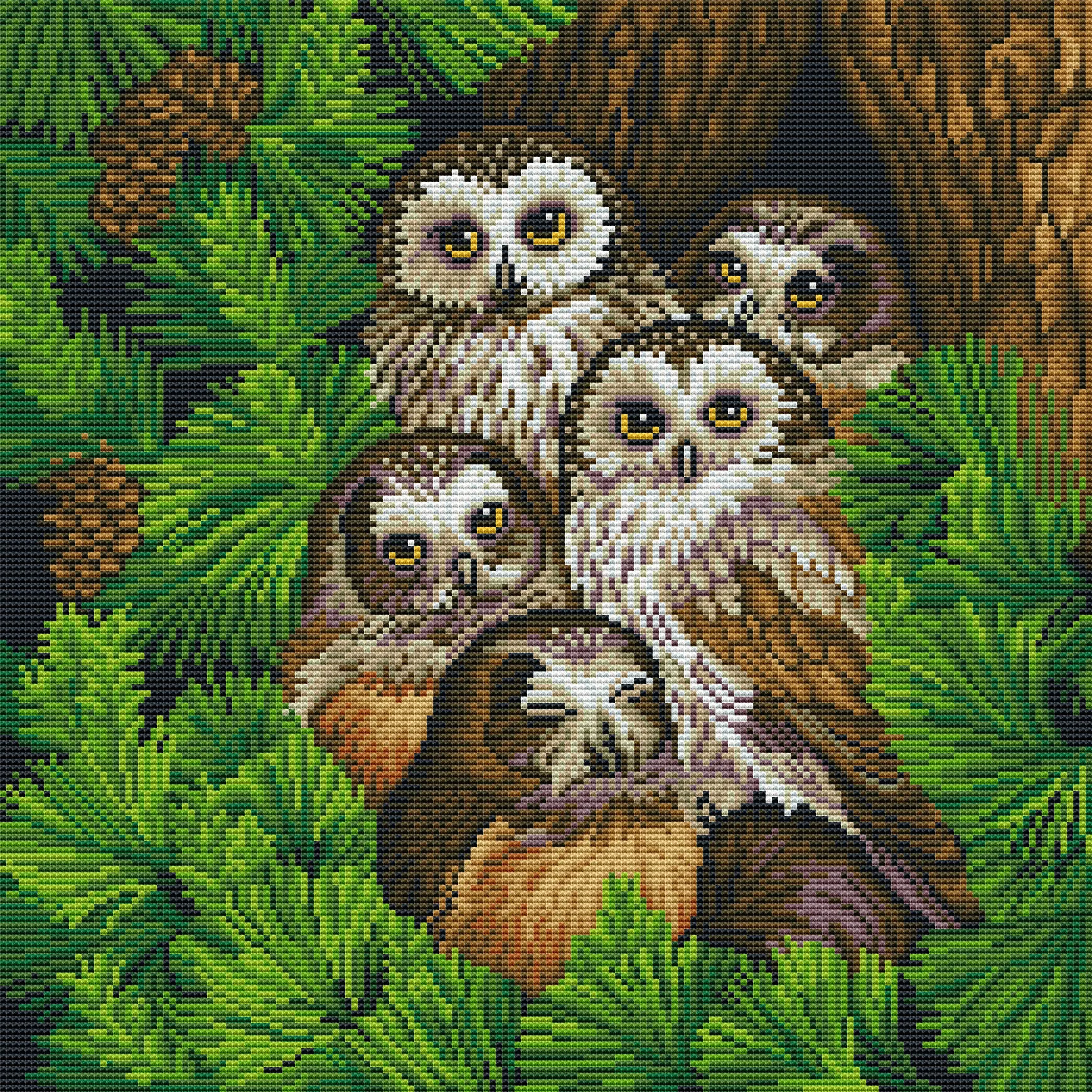 Valliage pattern diy needlepoint  hand embroidery cross stitch kits