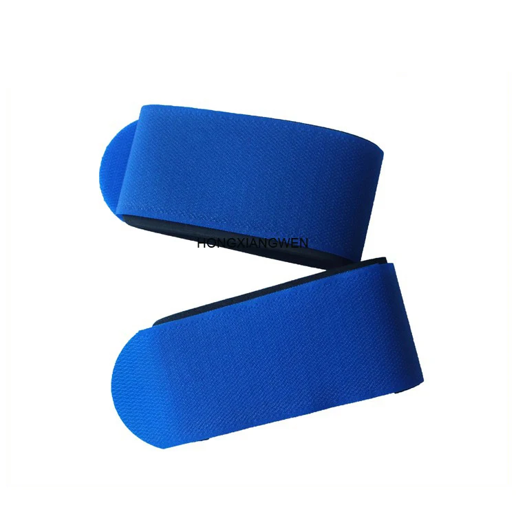 Heavy duty eco-friendly rubber ski strap with pull tab to protect bases and edges