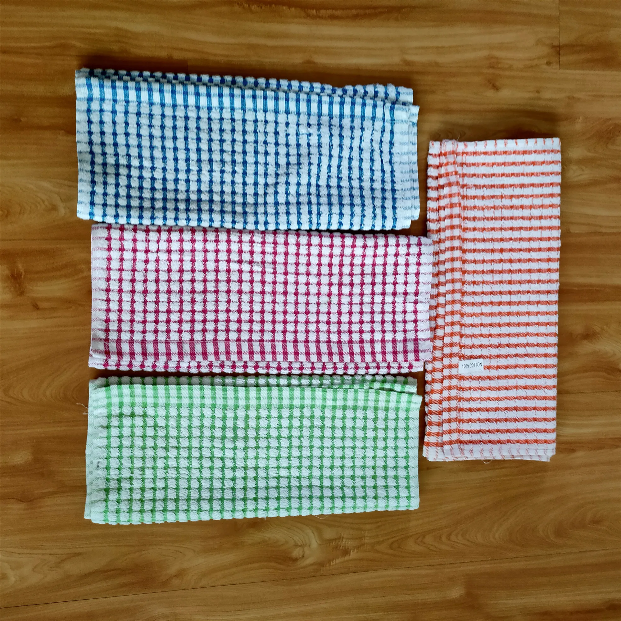 Домашние кухонные полотенца, салфетки для посуды, чайные полотенца из чистого хлопка, впитывающие полотенца для рук