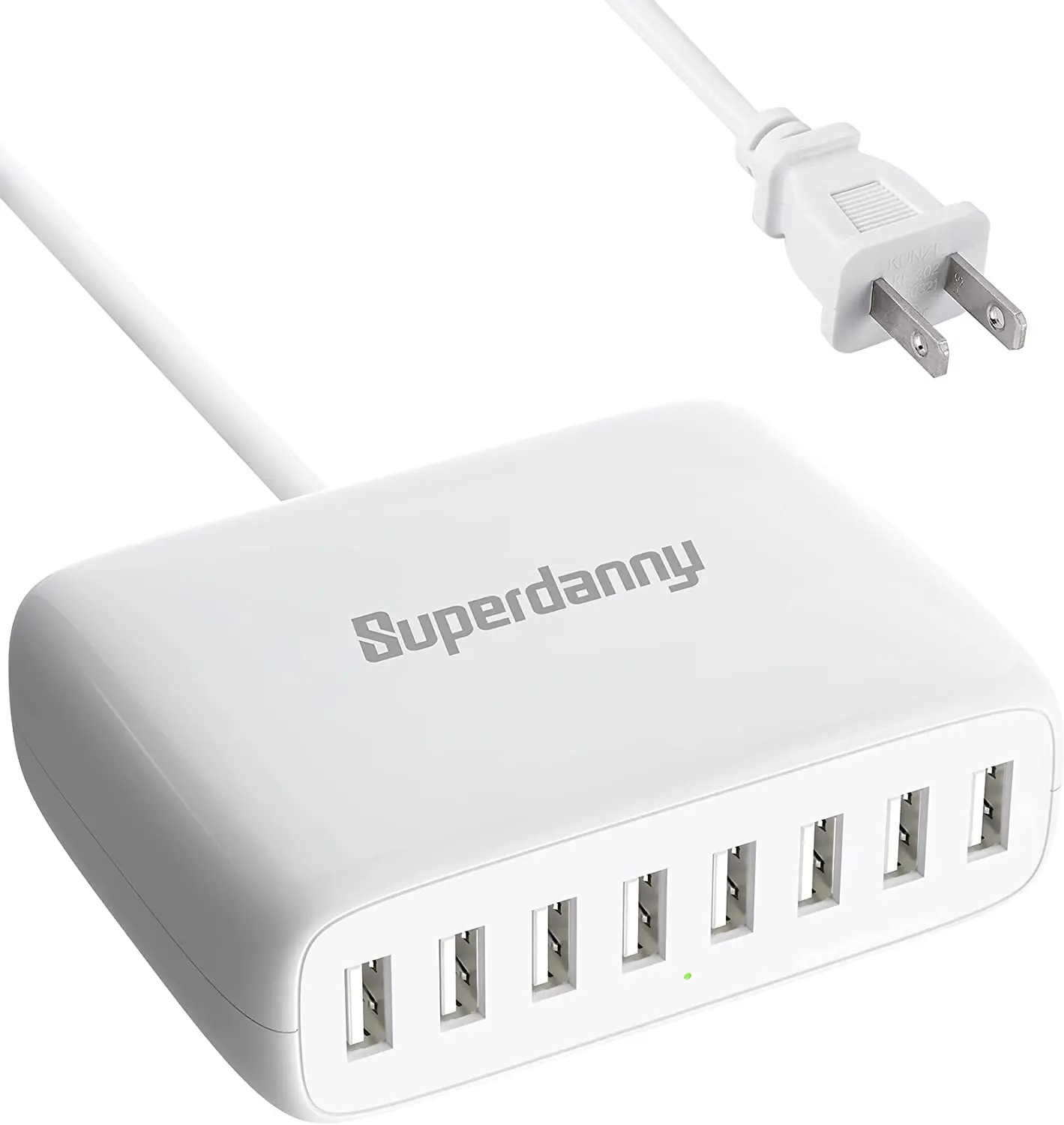 Hot Selling 8 USB Ports US Standard Desktop Charging Station power strip black white color