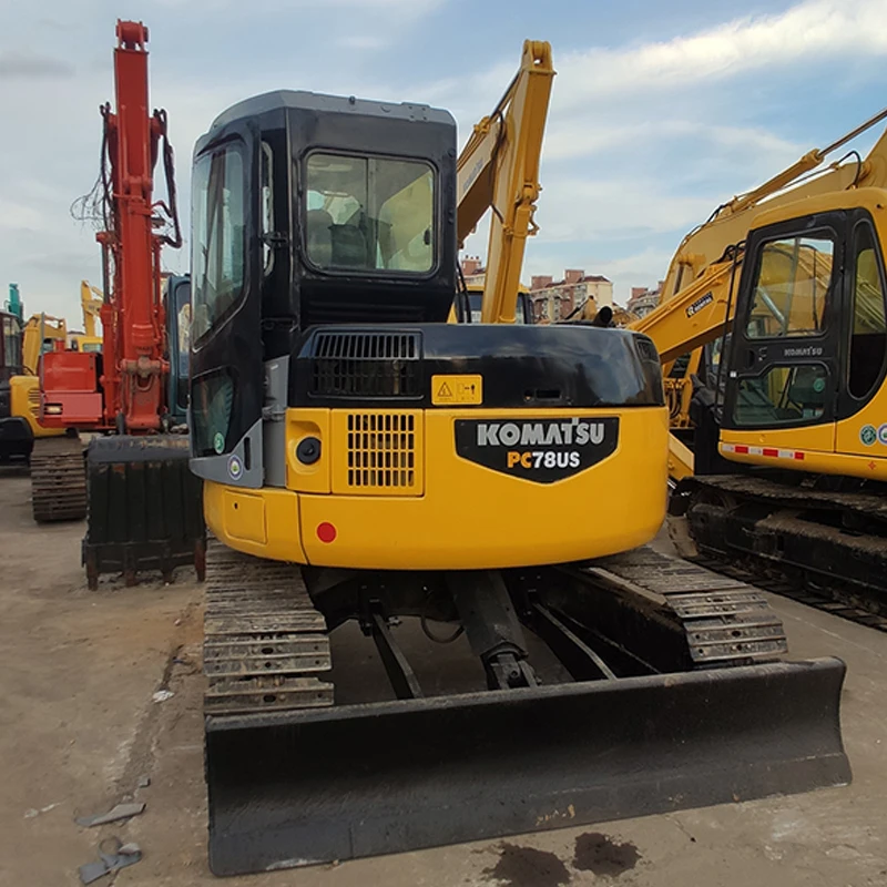 Original excavator machine  Used mini backhoe  komatsu excavator pc78 PC78US PC78-6 PC78-6NO