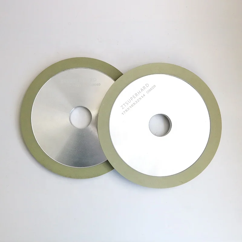 Ceramic bond diamond bruting wheel 1A1 flat grinding wheels