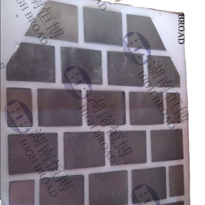 Ceramic plate silicon carbide tiles with NIJ IV level