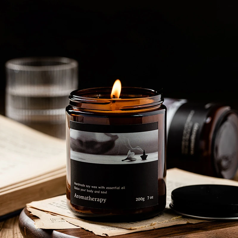 Luxury Candle Supplies Custom Labels Gift Wax Perfume Soy Wax Massage Candle Wholesale