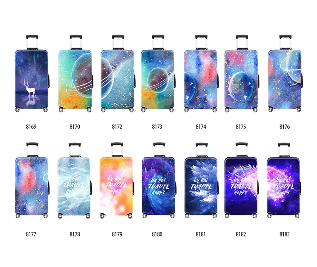 bag accessories wholesale suitcase protector elastic thick travel thick and stretchy luggage cover