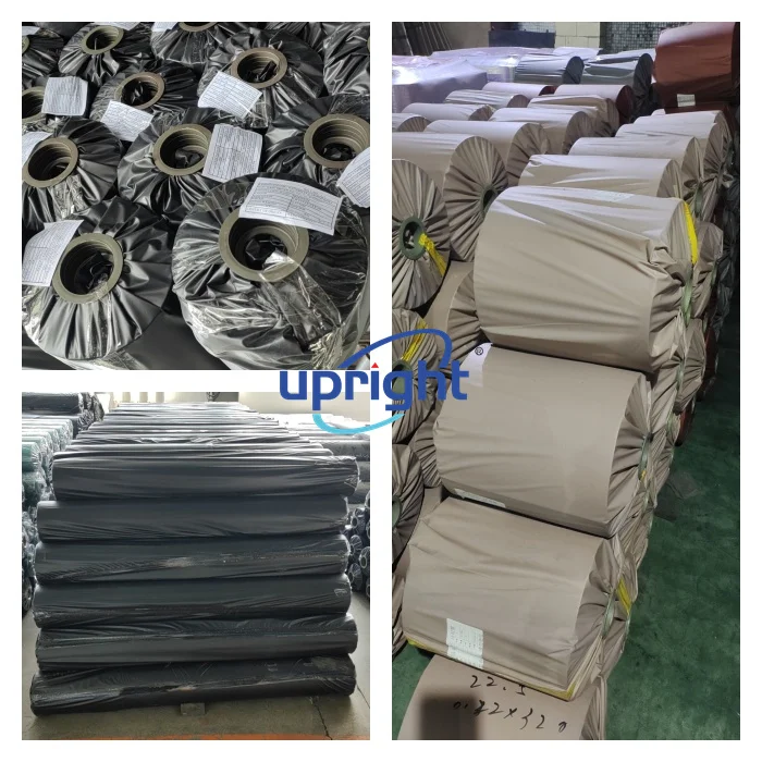 Upright 120 micron thick 305 mm width frosted soft pvc sheet for urine bag