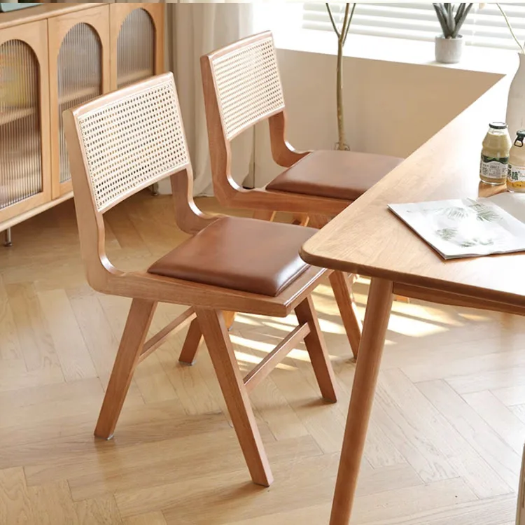 Chinese Manufacturer Low Price Domestic Affordable Dining Rattan Folding Chair Outdoor Furniture for Sale  CL-119