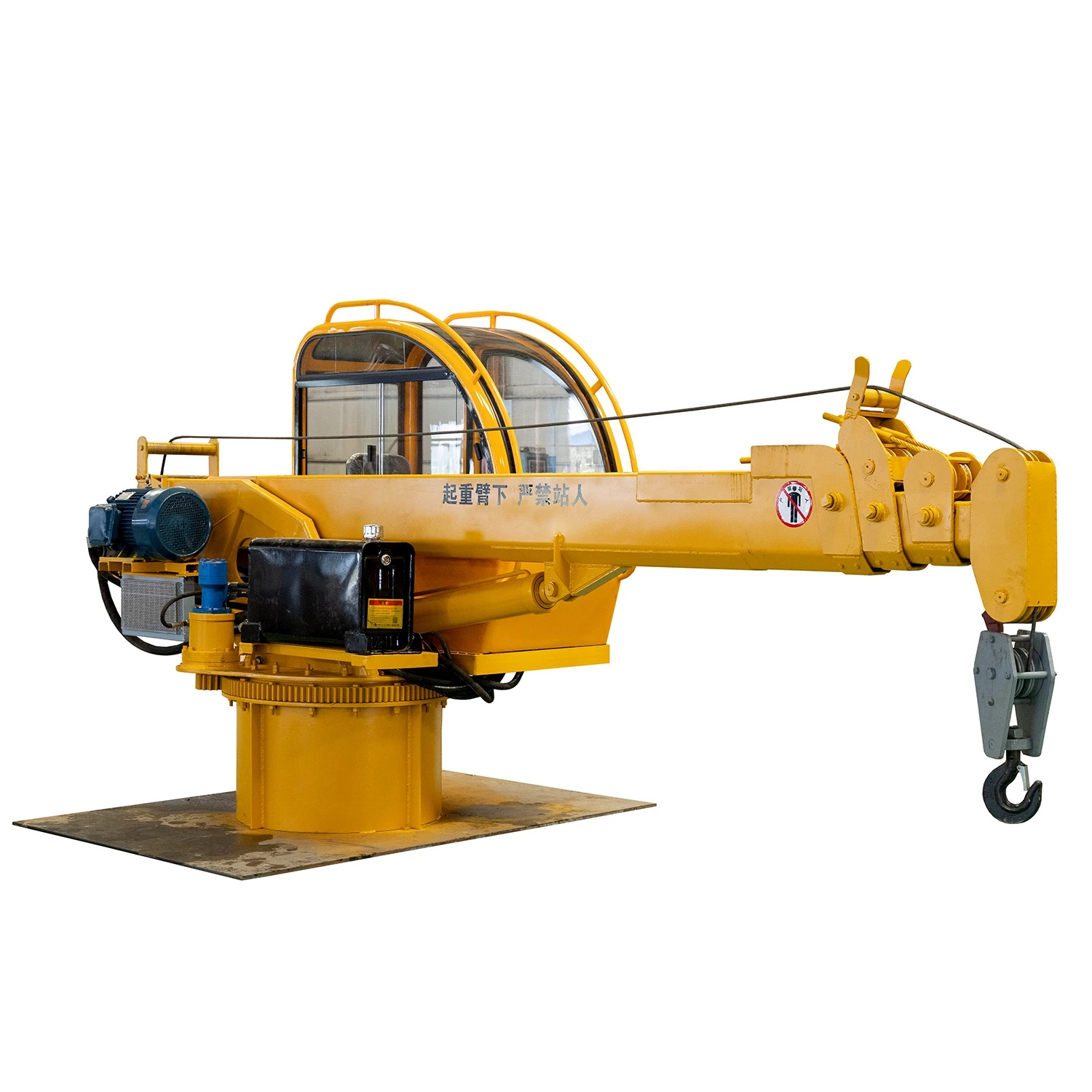 35Ton deck pedestal crane hydraulic davit crane
