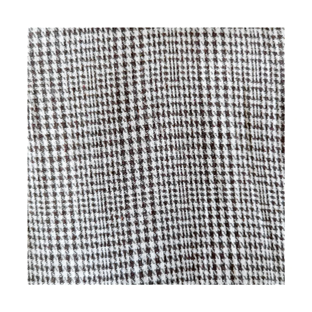 Wholesale warehouse big quantity check textile tc yarn dyed shirt fabric woven stock lot for garments/lining/shirting