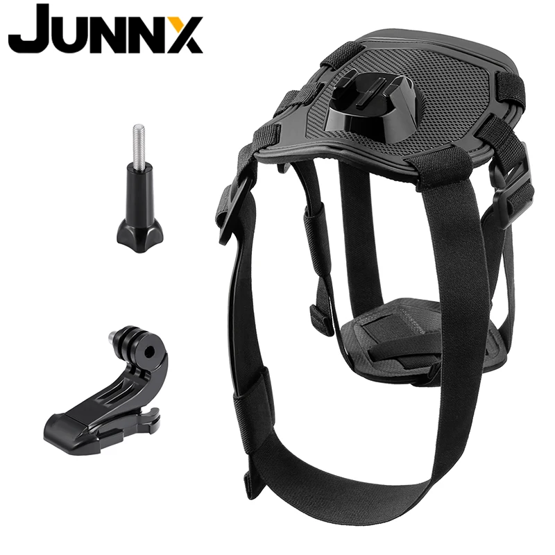 JUNNX Dog Walking Fetch Go Pro Chest Harness Strap Belt Mount for Gopro Hero DJI SCJAM Xiaoyi Insta360