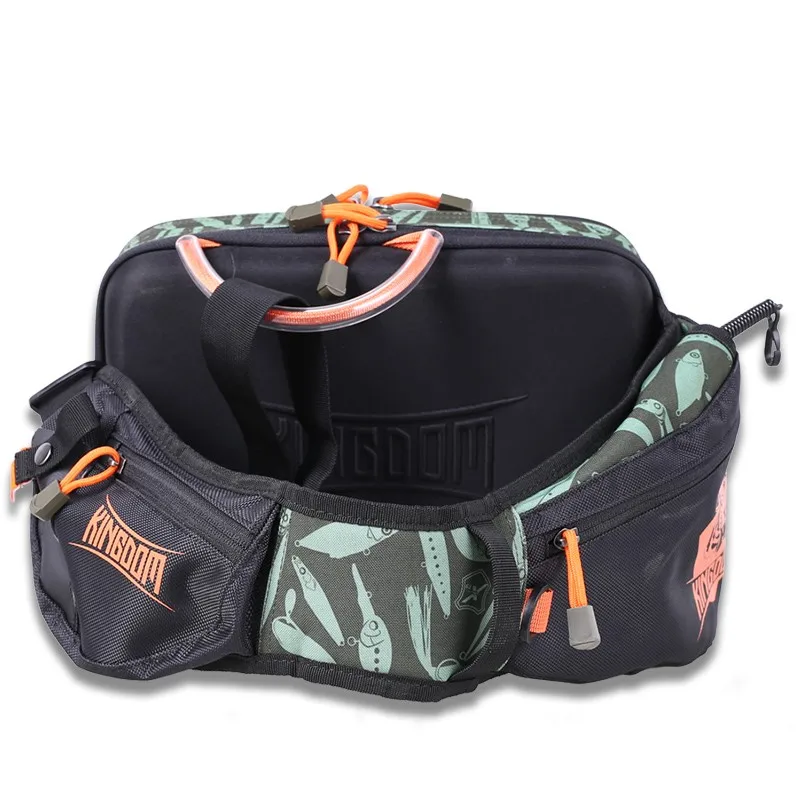 Factory Price Professional Waterproof Cloth Nylon Outdoor Fishing Tackle Case Bag