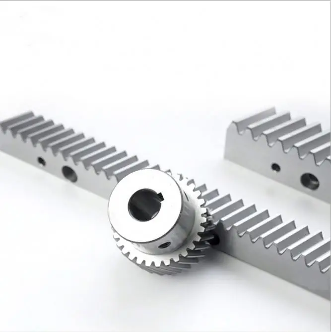
Left helical Gear Rack 1.25mod 22*25*1400mm right helix rack 20teeth 14mm bore Modulus 1.25 Rack and Pinion 