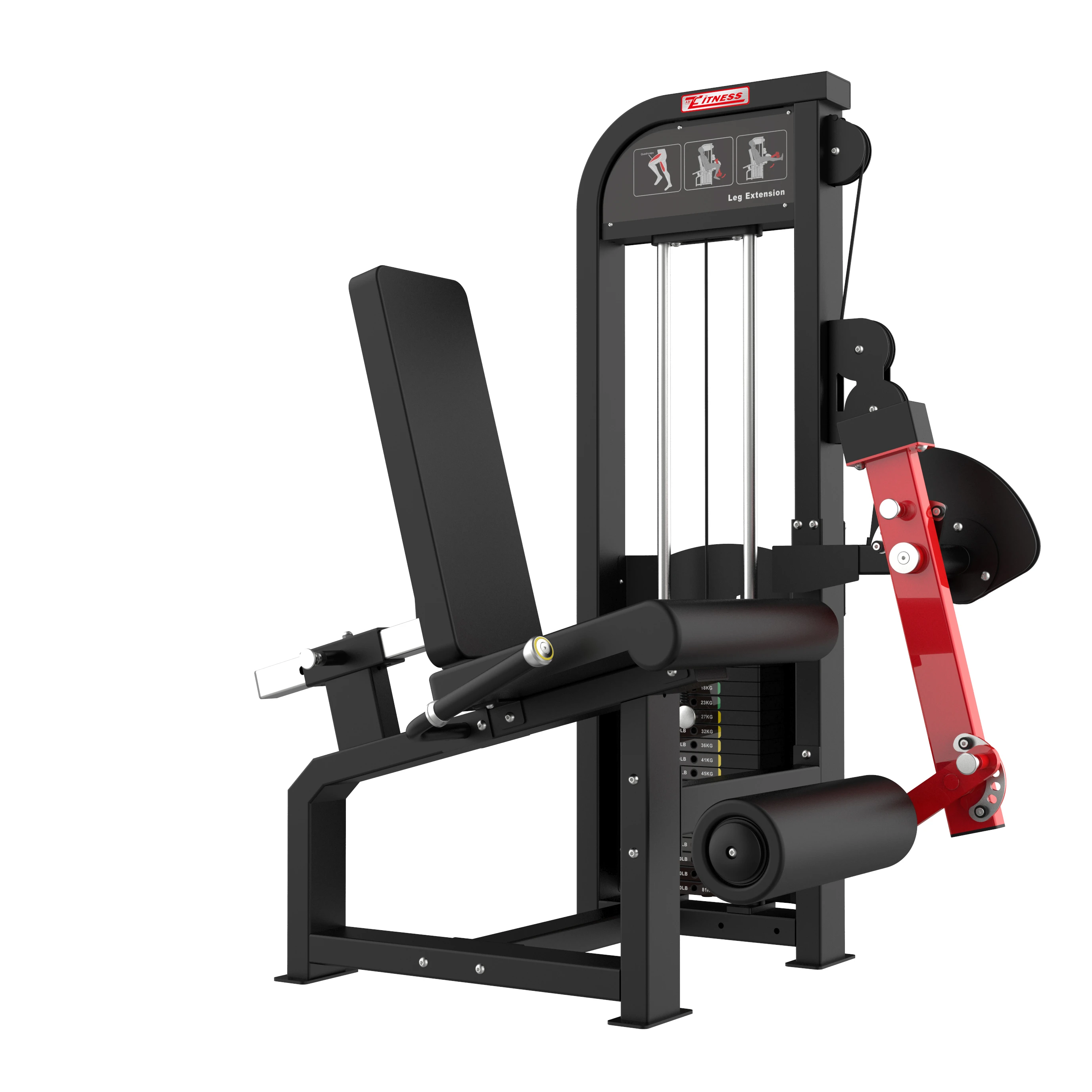 Factory Wholesale Gym Equipment Manufacturer Commercial Fitness Seated Leg Extension