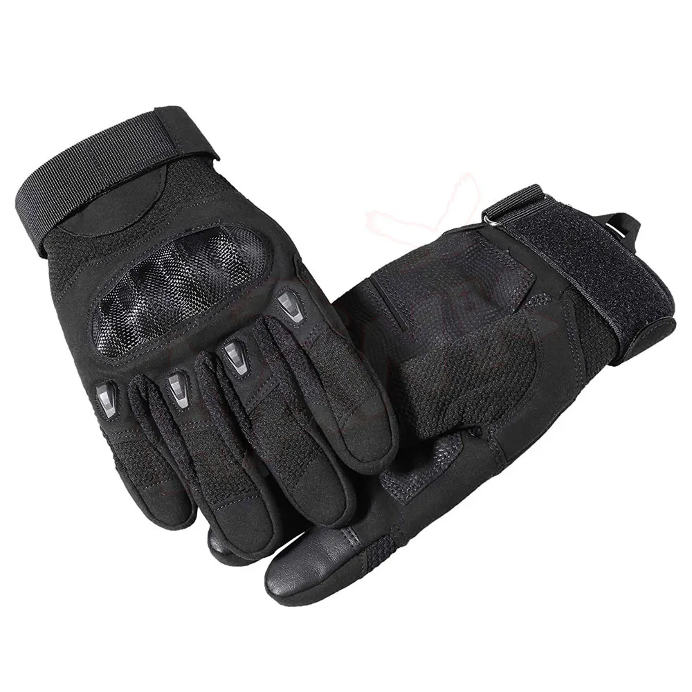 Fiber Hard Knuckle Bike Riding Gloves / High Quality Motorbike Gear Motorbike Racing Gloves Winter Leather Windproof