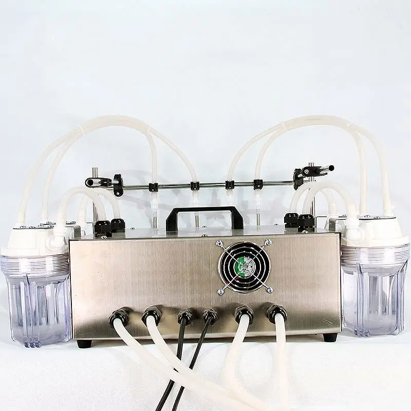 Small 4 Nozzles Filling Machine for Low Viscosity Liquid Bottle Semi Automatic Filling Equipment Cosmetic Liquid and drink water