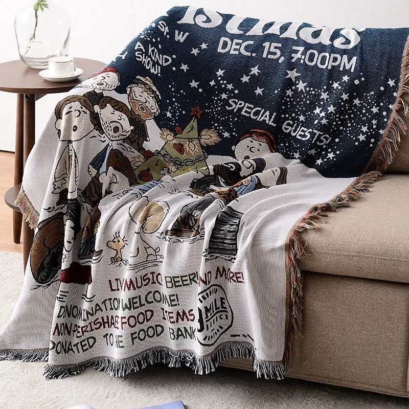 Горячая Распродажа дизайнерское одеяло для дивана теплое и пылезащитное одеяло для дивана для домашнего использования