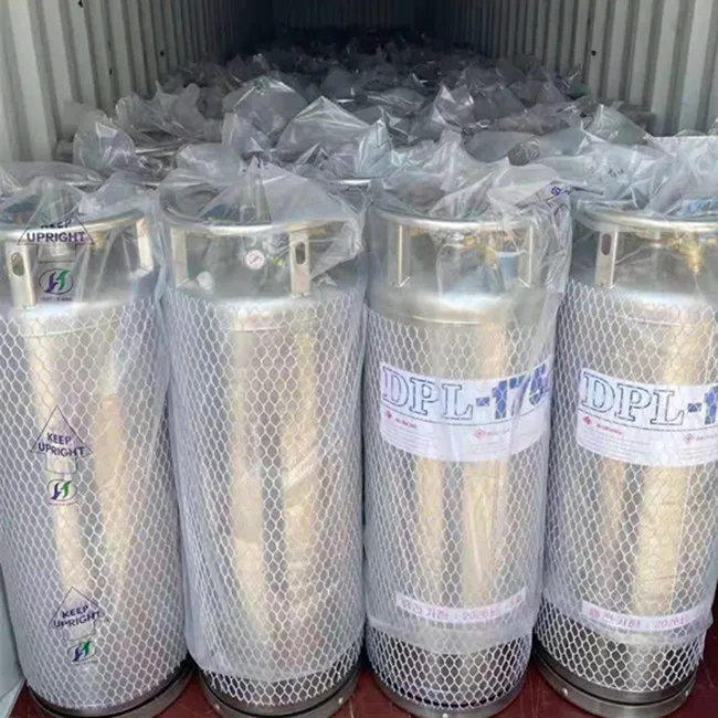 210L 2.88Mpa Mobile Flask LN2 LAR LO2 Storage Dewar For Laser Cutting