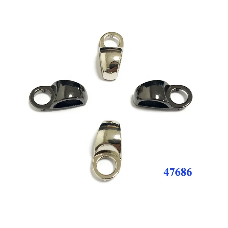 Wholesales Black Nickel Color Shoe Lace Zinc Alloy Hook Buckle