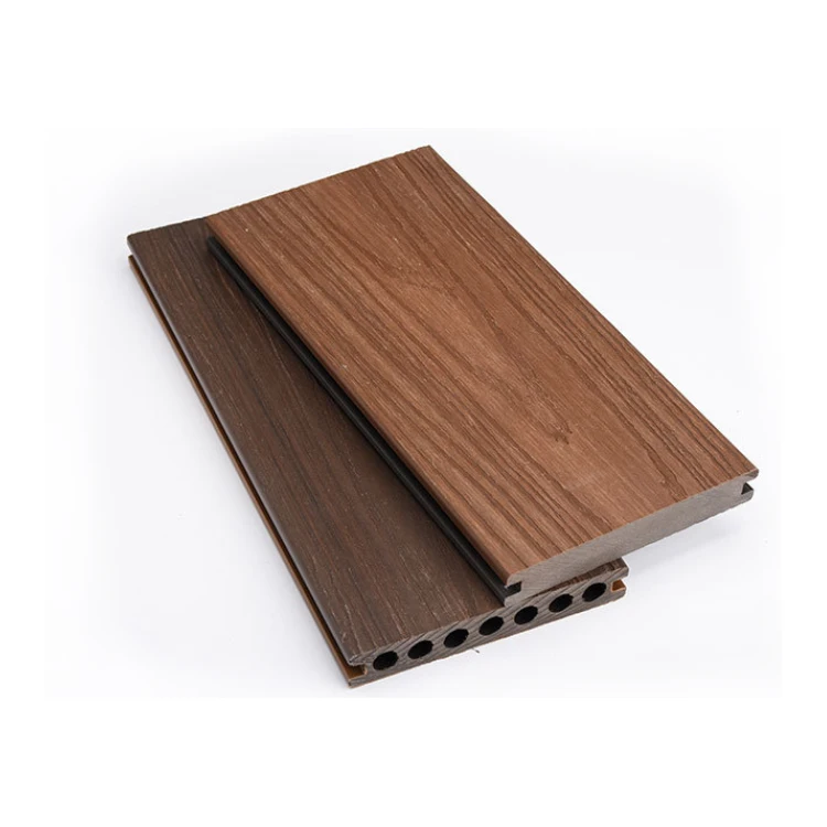 Skin-Friendly Outdoor Wood Plastic Composite Deck Boards Wood Texture Flooring Cheap Artificial Hardwood Lumber WPC Decking