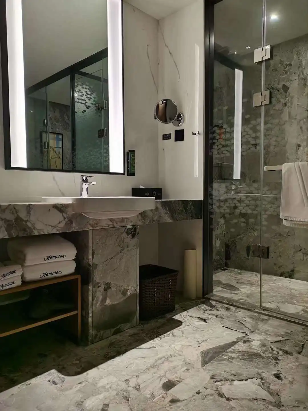 Natural Breccia Grey Terrazzo Marble Calacatta Grey Panda Grey Marble Slabs With Big Grain Veins Pattern
