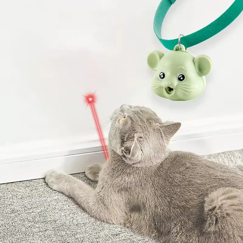 Xianchanpets New Cat Collar Toy With Led Lights Remote Controller Interactive Laser Cat Toys With Cat Collar Funny Toy